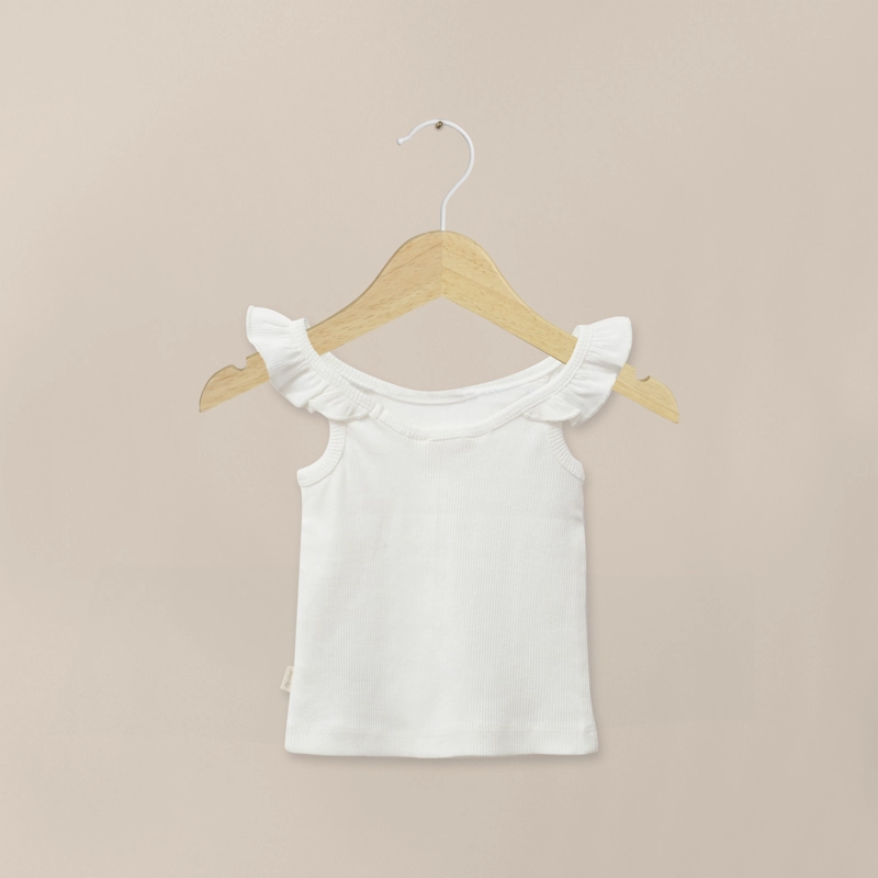 POLERA RIB BLANCA INFANT NIÑA - 1