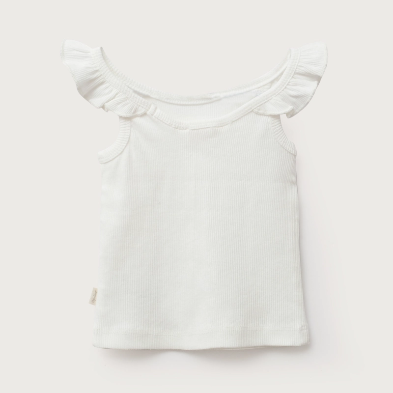 POLERA RIB BLANCA INFANT NIÑA - 2