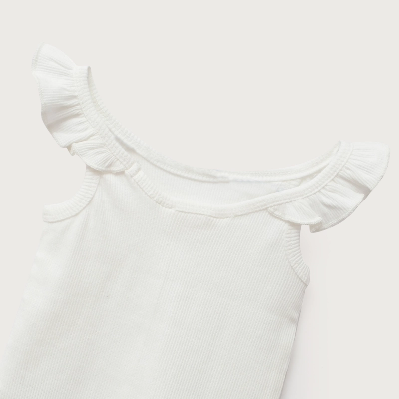 POLERA RIB BLANCA INFANT NIÑA - 4