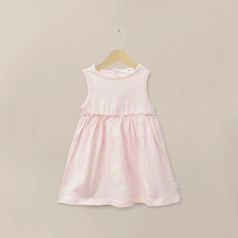VESTIDO ROSADO CLARO BEBE NIÑA - 1