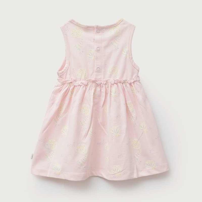 VESTIDO ROSADO CLARO BEBE NIÑA - 3