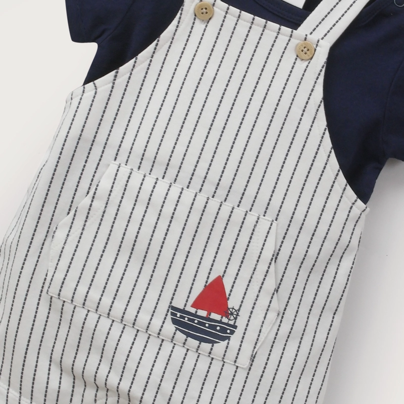CONJUNTO AZUL BEBE NIÑO - 5