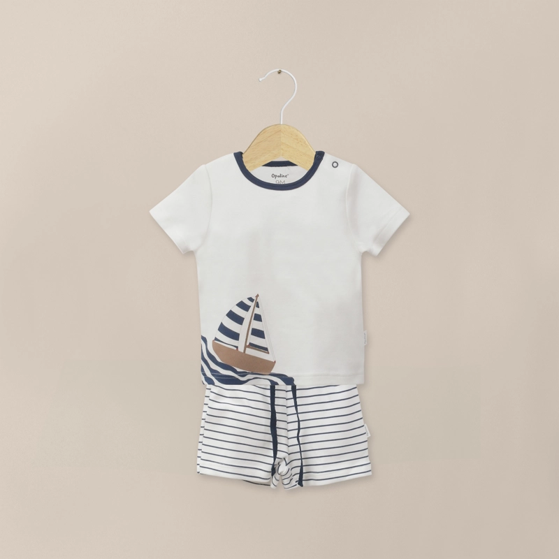 PIJAMA DOS PIEZAS BLANCO INFANT NIÑO - 1