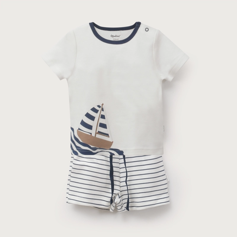 PIJAMA DOS PIEZAS BLANCO INFANT NIÑO - 2