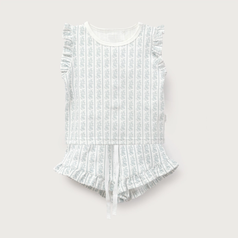 PIJAMA MANGA CORTA CELESTE INFANT NIÑA - 2