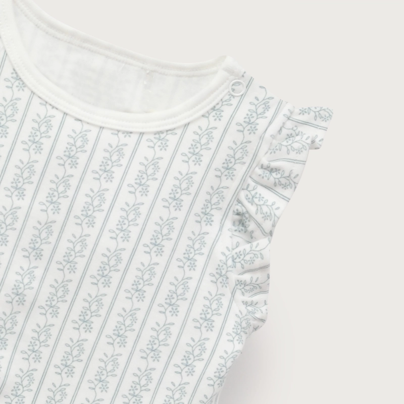 PIJAMA MANGA CORTA CELESTE INFANT NIÑA - 5