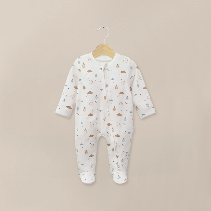 PIJAMA BEIGE BEBE  NIÑO - 1