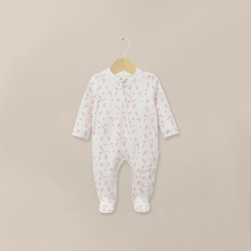 PIJAMA BLANCO BEBE  NIÑA - 1