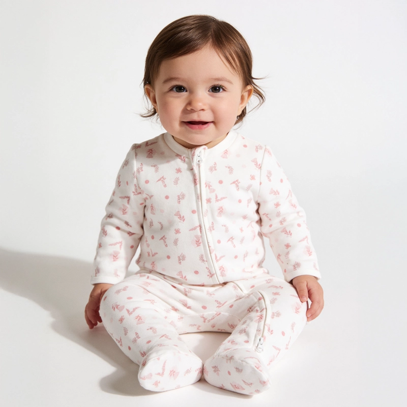 PIJAMA BLANCO BEBE NIÑA - 2