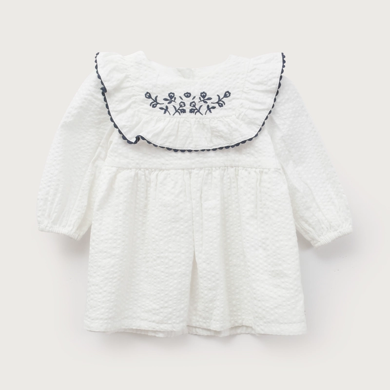VESTIDO MANGA LARGA BLANCO INFANT NIÑA - 2