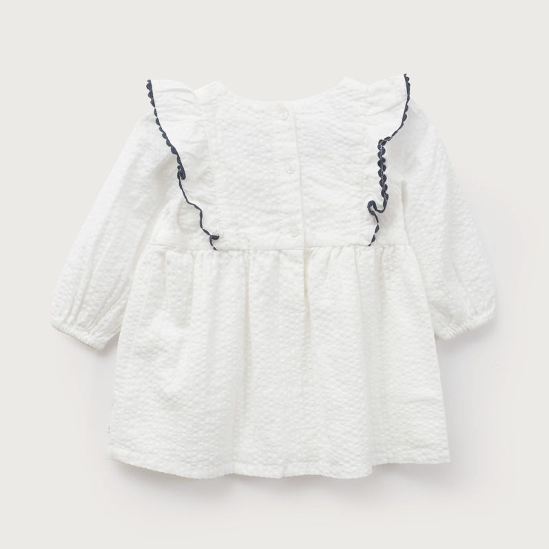 VESTIDO MANGA LARGA BLANCO INFANT NIÑA - 3