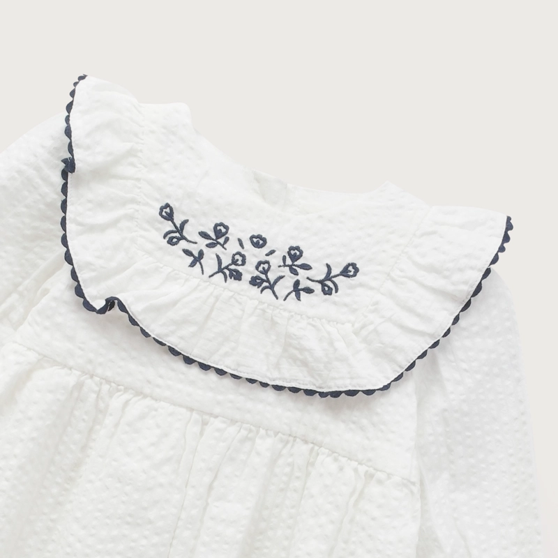 VESTIDO MANGA LARGA BLANCO INFANT NIÑA - 4