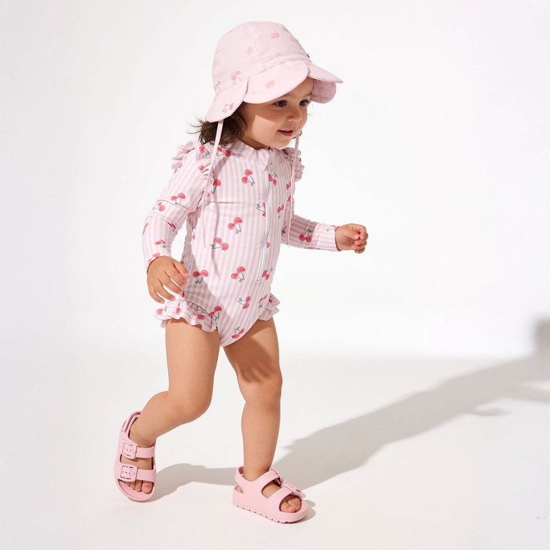 GORRO CON AMARRAS ROSADO BEBE NIÑA - 2