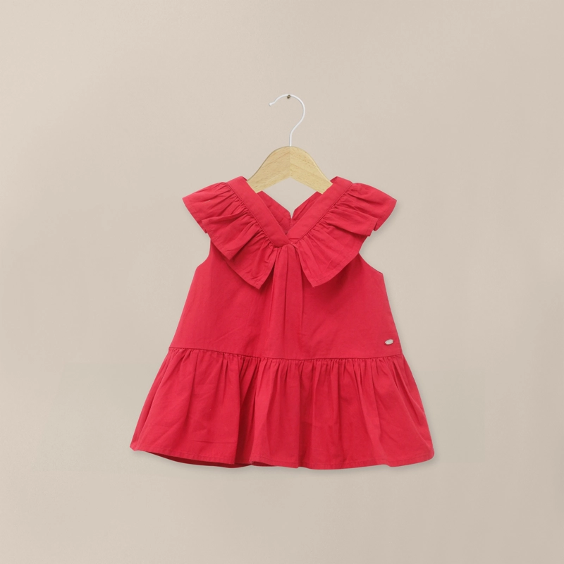 VESTIDO VUELOS ROJO INFANT NIÑA - 1