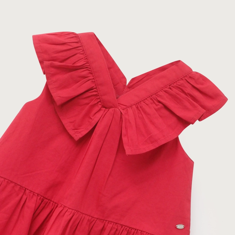 VESTIDO VUELOS ROJO INFANT NIÑA - 3