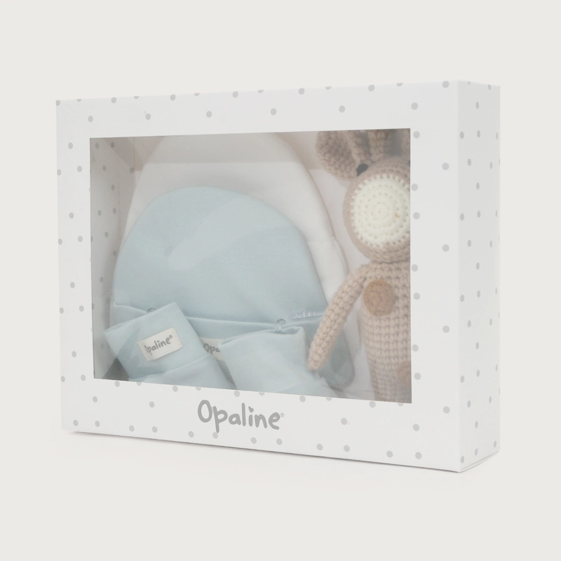 SET DE REGALO CELESTE BEBE  NIÑO - 2