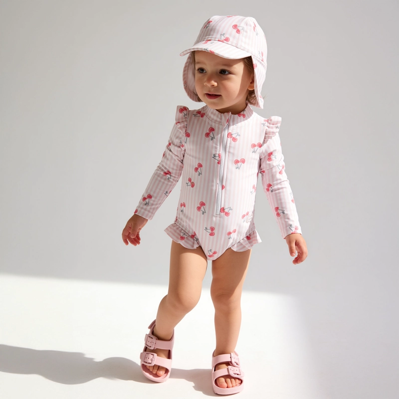 GORRO PARA PISCINA ROSADO INFANT NIÑA - 2