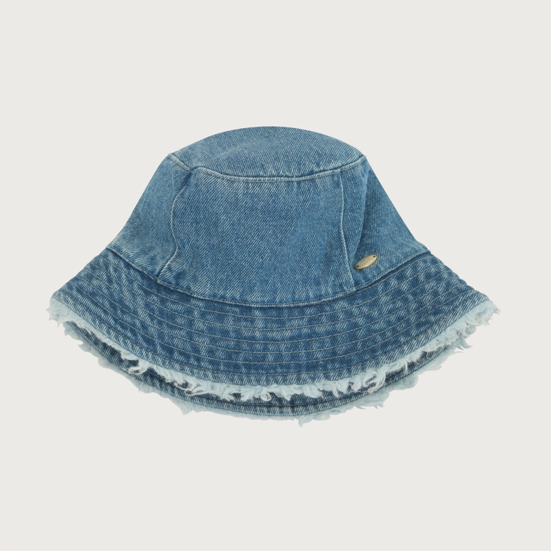 GORRO DENIM FLECOS CELESTE INFANT NIÑA - 3