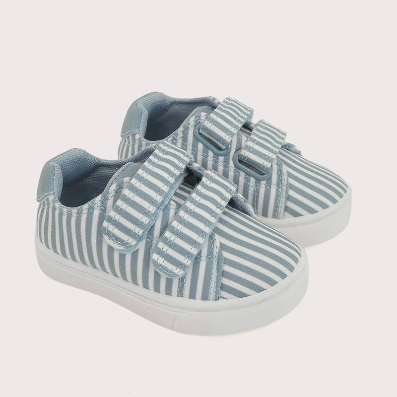 ZAPATILLA NIÑO CELESTE VELCRO - 1