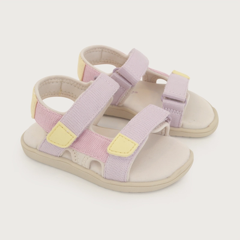 SANDALIA STRAPS LILA NIÑA - 1