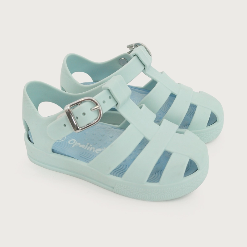 SANDALIA PRIMEROS PASOS JELLY CELESTE UNISEX - 1