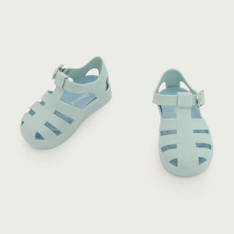 SANDALIA PRIMEROS PASOS JELLY CELESTE UNISEX - 3