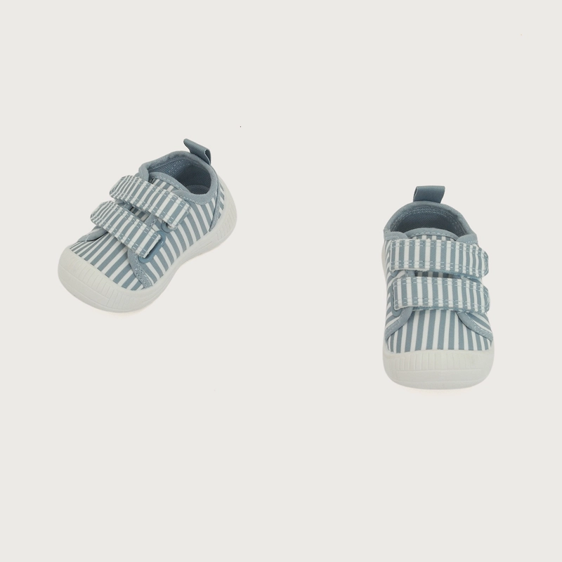 ZAPATILLA PRIMEROS PASOS VELCRO CELESTE NIÑO - 4