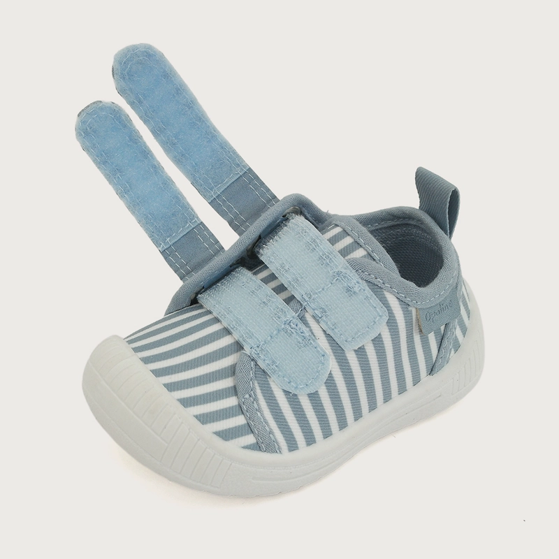 ZAPATILLA PRIMEROS PASOS VELCRO CELESTE NIÑO - 6