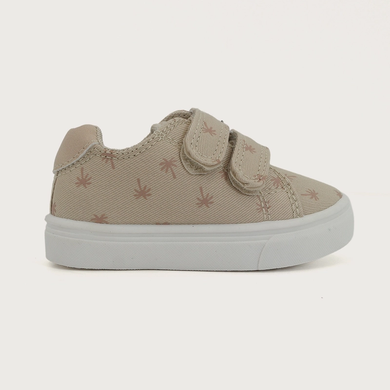 ZAPATILLA NIÑO BEIGE VELCRO - 2