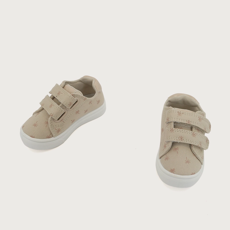 ZAPATILLA NIÑO BEIGE VELCRO - 4
