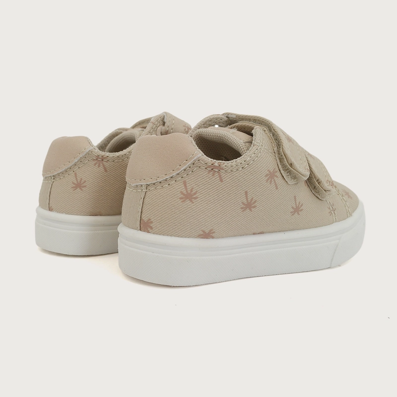 ZAPATILLA NIÑO BEIGE VELCRO - 5