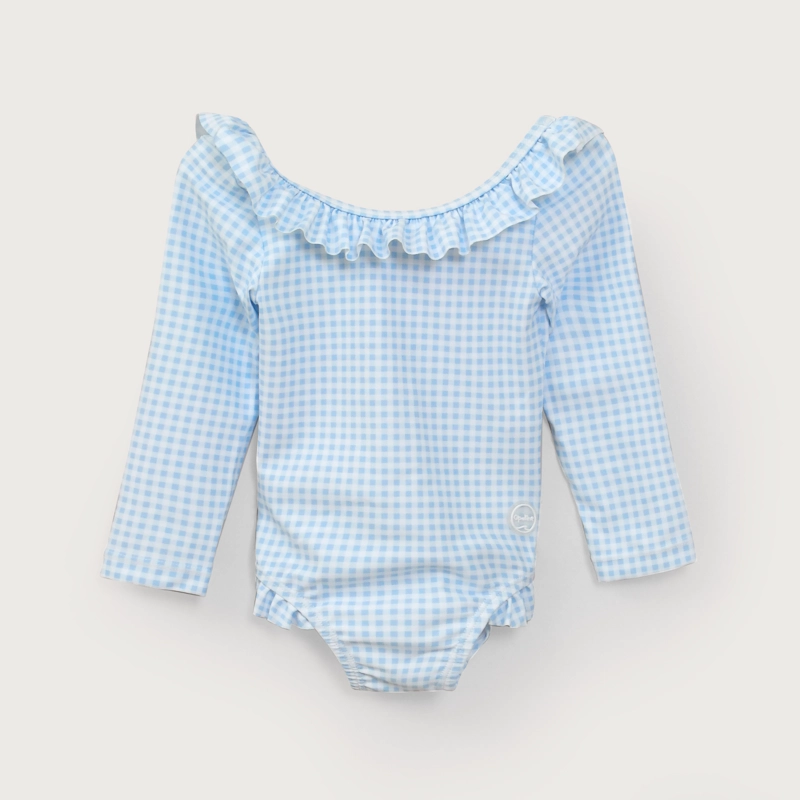 TRAJE DE BAÑO CELESTE INFANT NIÑA - 2