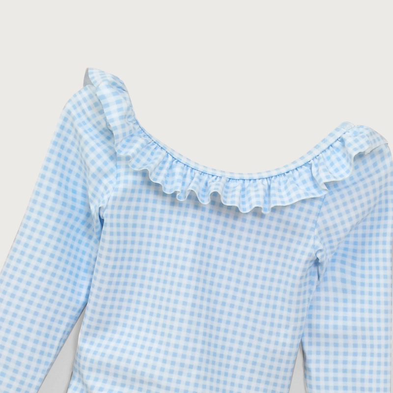 TRAJE DE BAÑO CELESTE INFANT NIÑA - 4