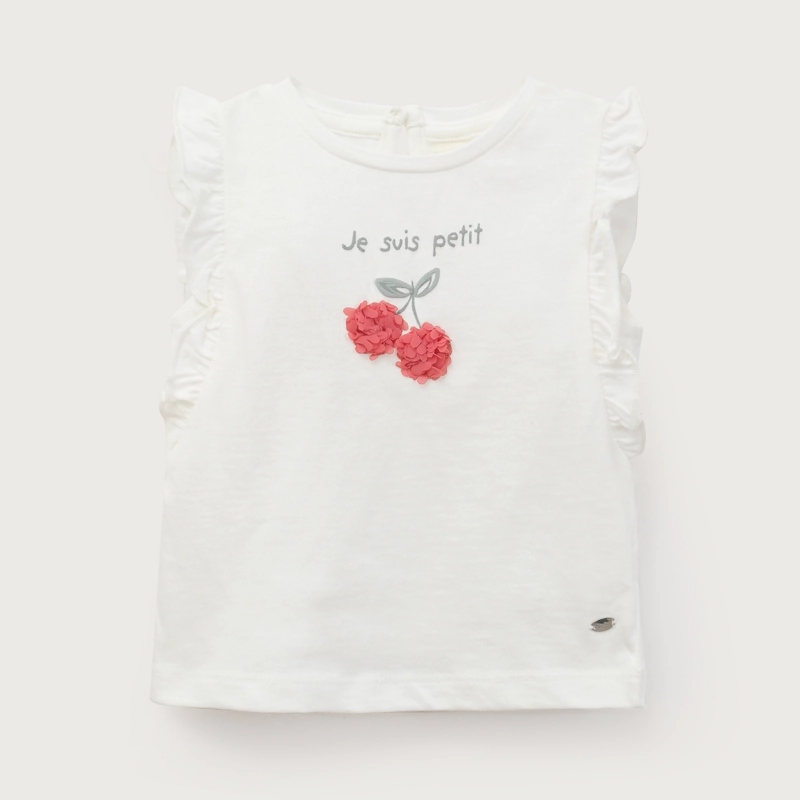 POLERA BLANCA GUINDAS INFANT NIÑA - 3
