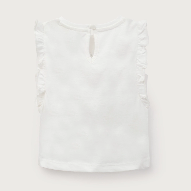 POLERA BLANCA GUINDAS INFANT NIÑA - 4