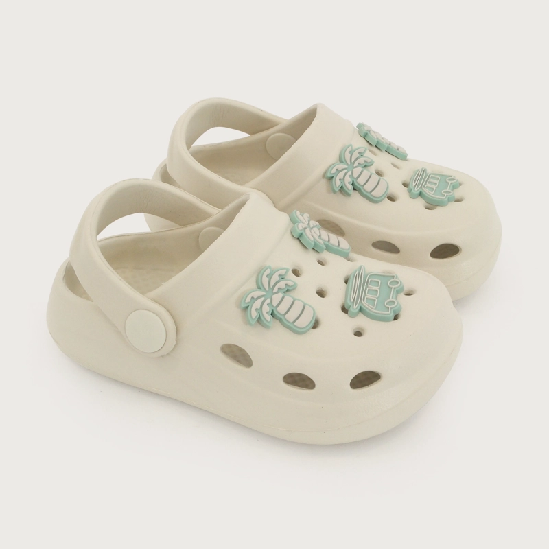 ZUECO DE GOMA BEIGE NIÑO - 1