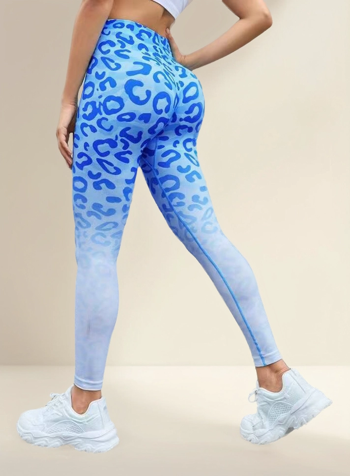 LEGGINGS MUJER DEPORTIVA LEOPARDO PUSH UP - 1