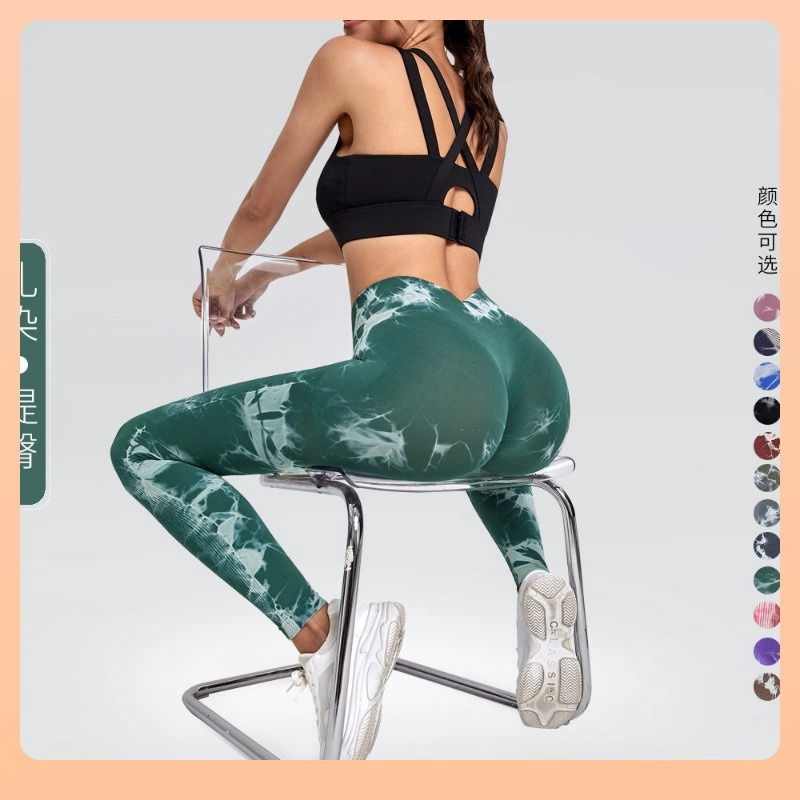 CALZA MUJER DEPORTIVA TIE-DYE PUSH UP SEAMLESS - 2