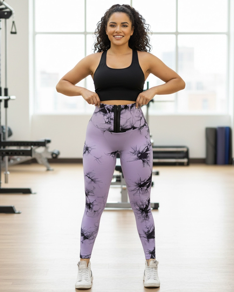 CALZA MUJER DEPORTIVA MODELADORA CINTURA ALTA PUSH UP SEAMLESS - 4