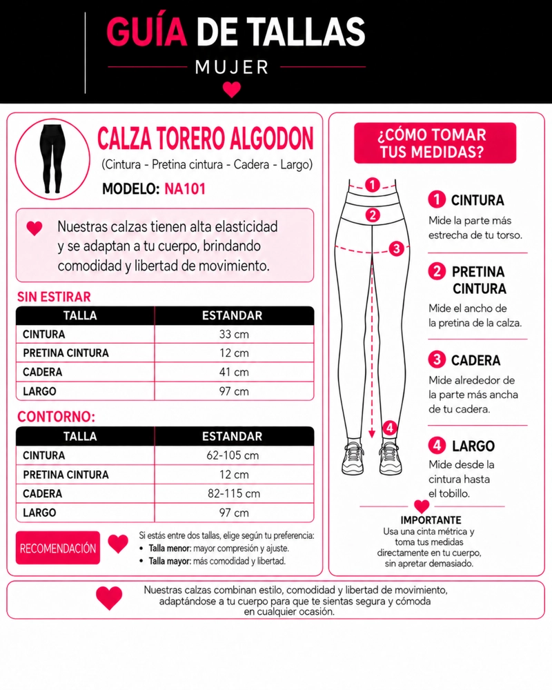 CALZA TORERO MUJER ALGODON NACIONAL DOBLE COSTURA PREMIUM - 4