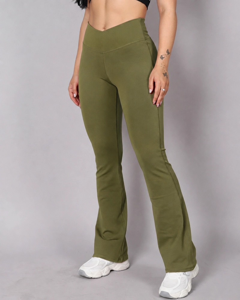 CALZA MUJER FLARE COMFORT PREMIUM BOTA ANCHA SOFT TOUCH - 1