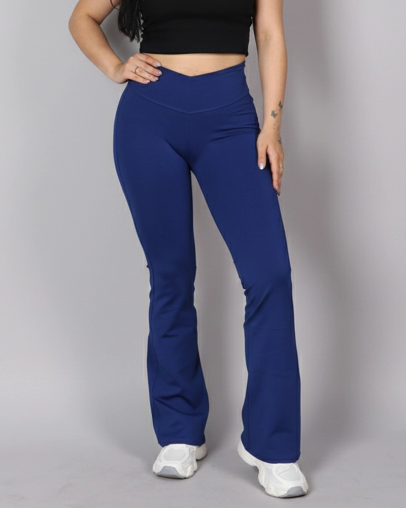 CALZA MUJER FLARE COMFORT PREMIUM BOTA ANCHA SOFT TOUCH - 1