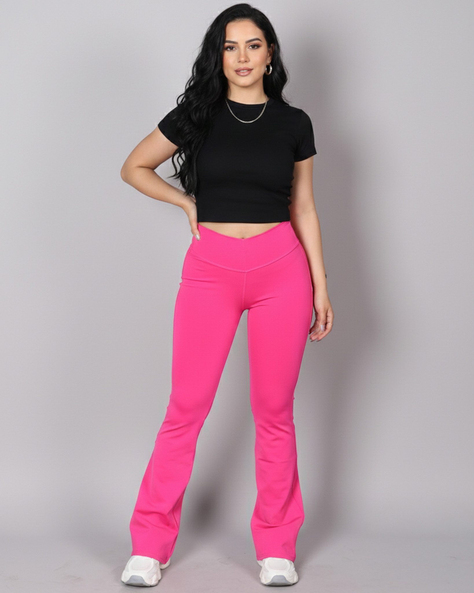 CALZA MUJER FLARE COMFORT PREMIUM BOTA ANCHA SOFT TOUCH - 4
