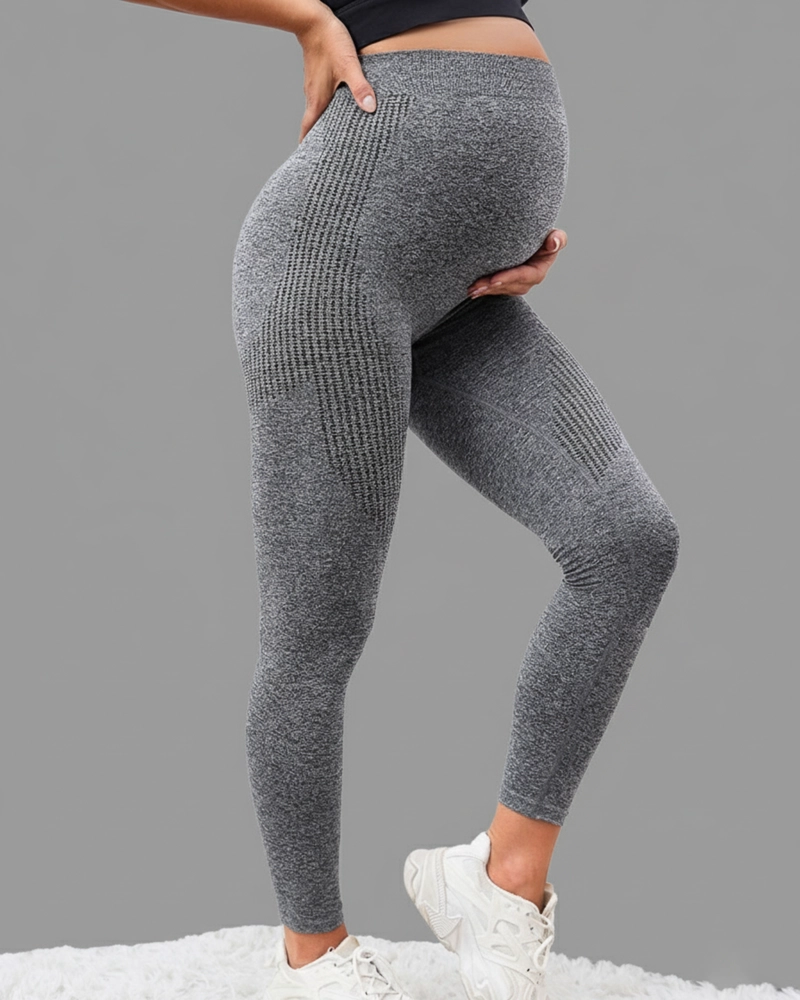 CALZA MATERNAL AURA SIN COSTURAS EMBARAZO SOPORTE ABDOMINAL - 2