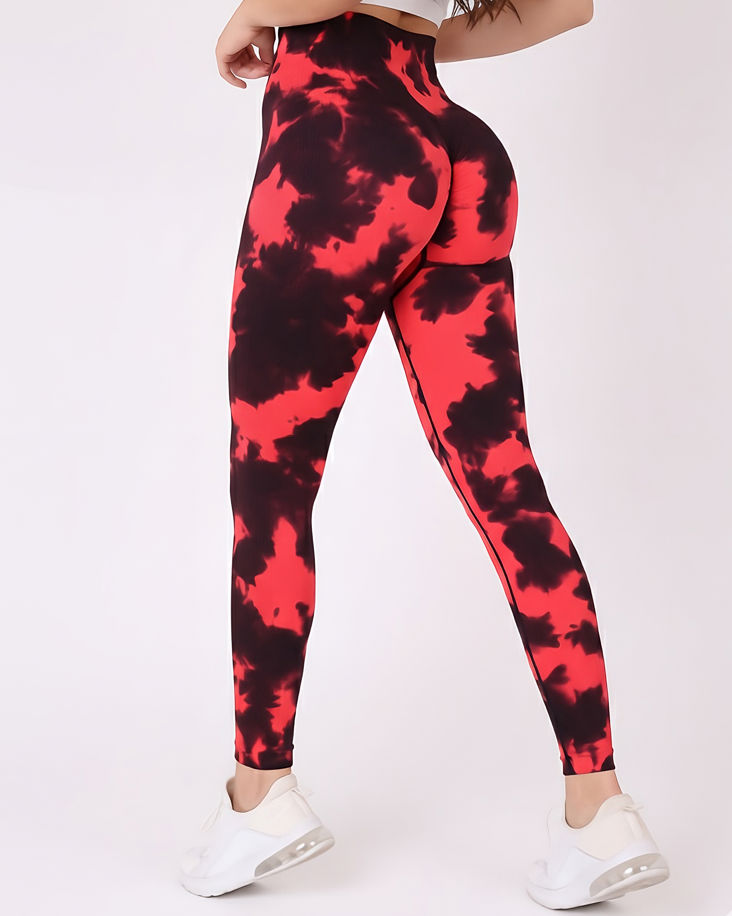 CALZA MUJER PUSH UP DISEÑO VACA LEVANTA COLA GYM SEAMLESS - 3