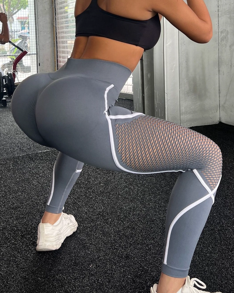 CALZA DEPORTIVA CON TRANSPARENCIAS MUJER LEVANTA COLA GYM - 3