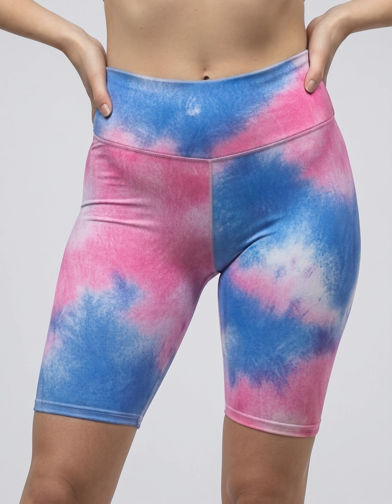 SHORT BIKER PIEL DE DURAZNO MUJER TIRO ALTO CALCE SUAVE - 4
