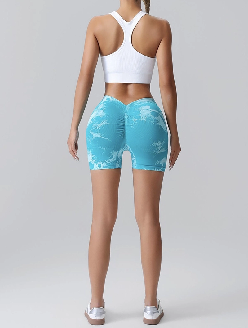 SHORT MUJER CALZAS CORTAS PUSH UP GIMNASIO YOGA HY09 - 3