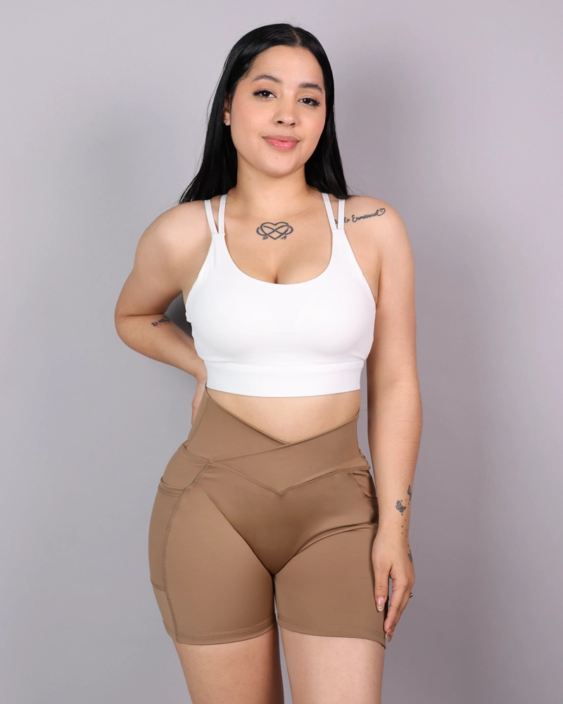 SHORT MUJER PUSH UP V-FLOW SENSUAL DEPORTIVO GYM A328 - 3
