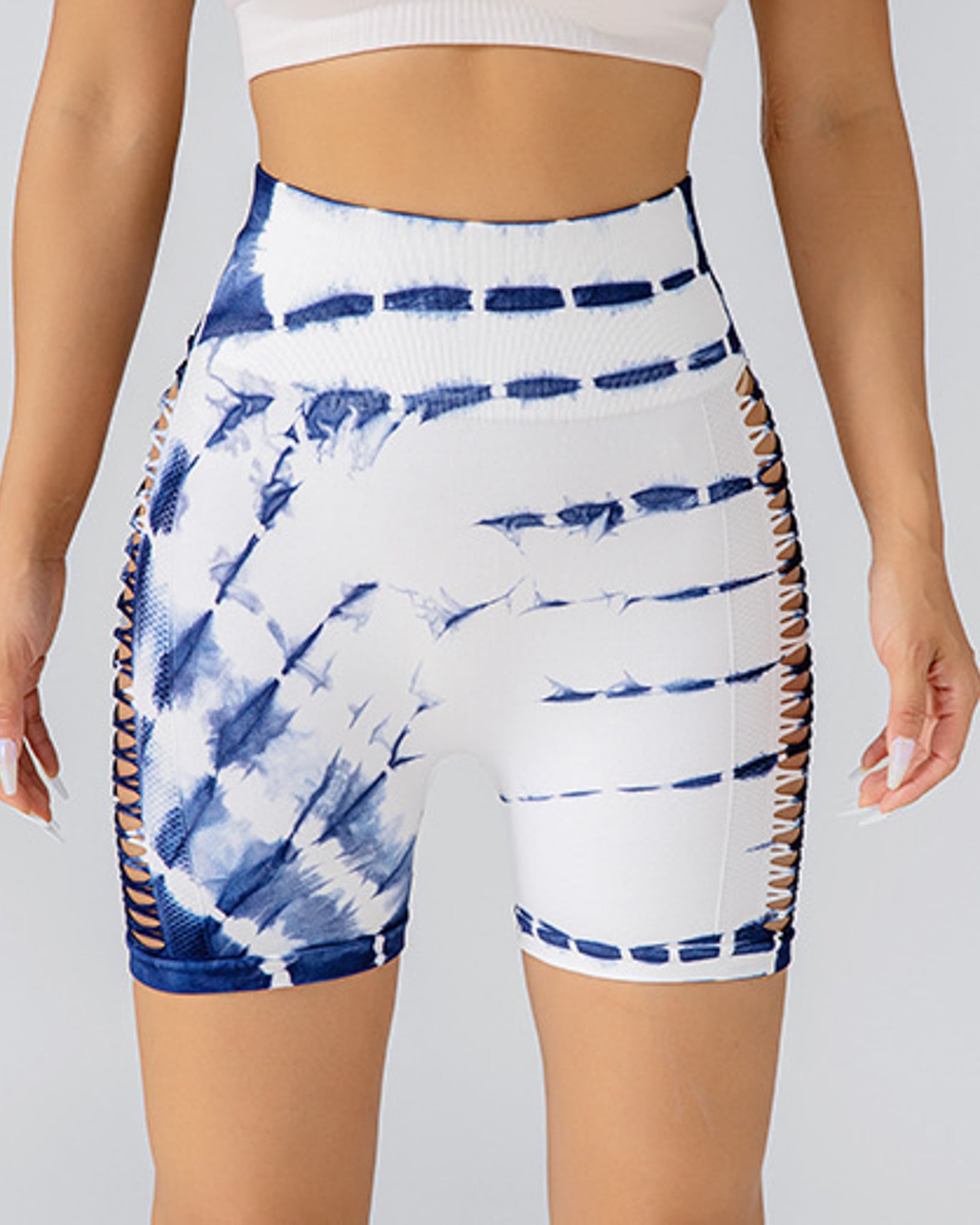 SHORT DEPORTIVO MUJER LEVANTA COLA SEAMLESS GYM - 4